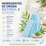 Limpiador ecológico para baño en tiras biodegradable y sin plástico
