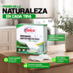 Detergente ecológico en tiras biodegradable para lavar la ropa
