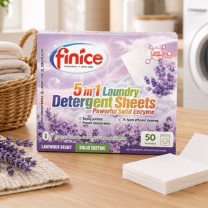 Detergente ecológico en tiras quitamanchas biodegradable y sin plástico
