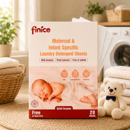 Détergent bébé écologique en bandes hypoallergénique et sans parfum