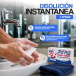 Jabón de manos en tiras – 40 tiras Portátil, sin plástico, ideal para viaje, camping y gimnasio