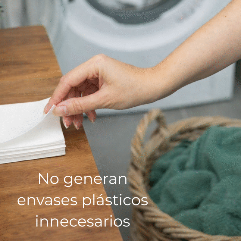 Detergente ecológico en tiras