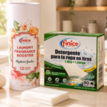 Detergente 80 lavados y perlas perfumadas para lavar la ropa