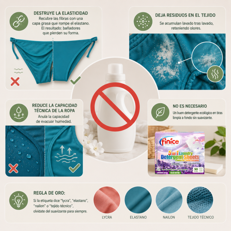 Cómo lavar ropa de playa correctamente: la guía definitiva con detergente ecológico en tiras