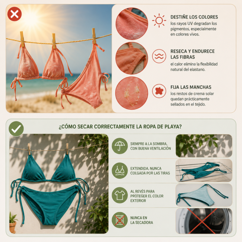 Cómo lavar ropa de playa correctamente: la guía definitiva con detergente ecológico en tiras